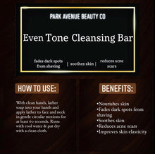 Load image into Gallery viewer, Men’s Even Tone Cleansing Bar